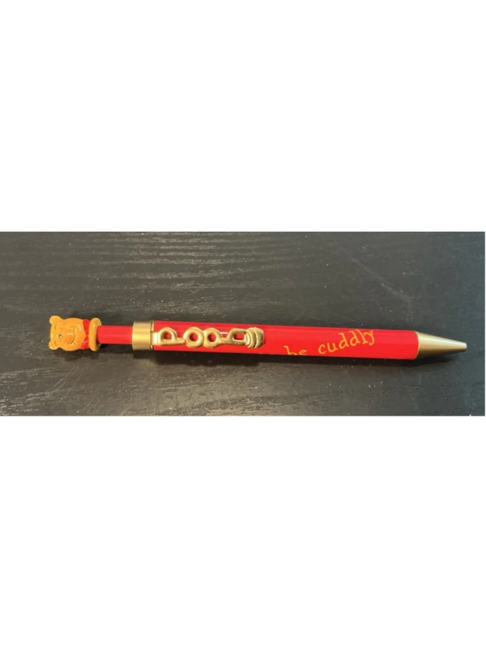Vintage Kreisler Disney Winnie the Pooh Pen Red Proud to be Cuddly Honey Pot.
